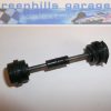 Greenhills Scalextric UOP Shadow front axle and wheels black - Used - P3564