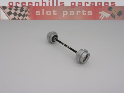 Greenhills Scalextric Mclaren Mercedes MP4-16 Silver Front Axle & Wheels - Used - P7357