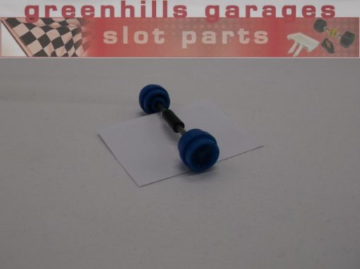 Greenhills Scalextric MC Metro 6R4 Front Axle and Wheels - Used - P7347