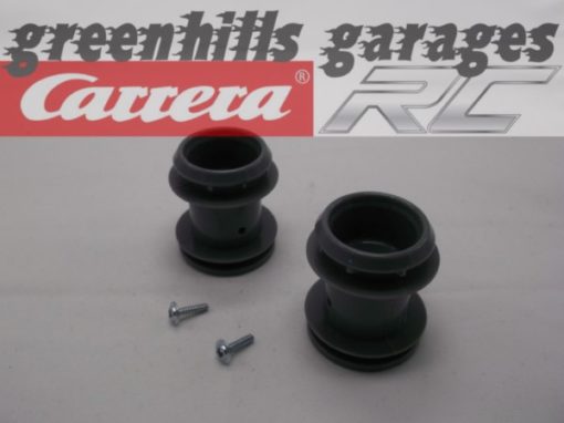 Greenhills Carrera Remote Control ''Mario Kart Buggy'' Wheel Pair Grey and Screws - Used - CRCP62 JM**