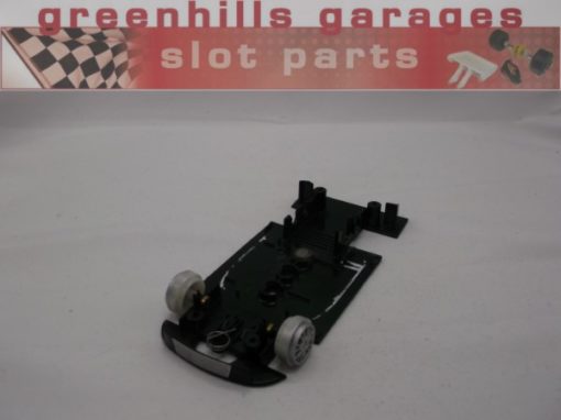 Greenhills Scalextric Vauxhall Opel Astra V8 Chassis Plate with Magnet, Guide, Spring and Wheels - Used - P7440  JM**