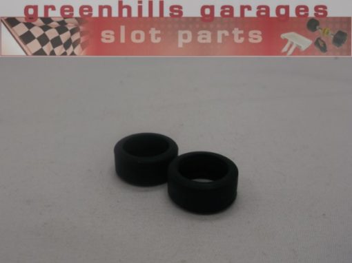 P7460 - Greenhills Scalextric Jaguar Sport XJ8 No5 Front Tyre pair- Used