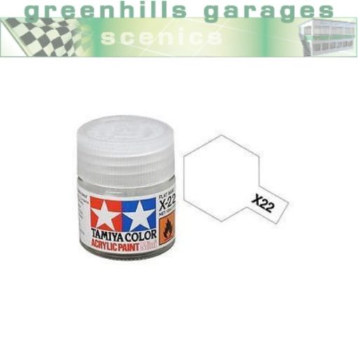 Greenhills Tamiya 10ml Bottle of Acrylic Paint - Clear Gloss X-22 81522 - C535