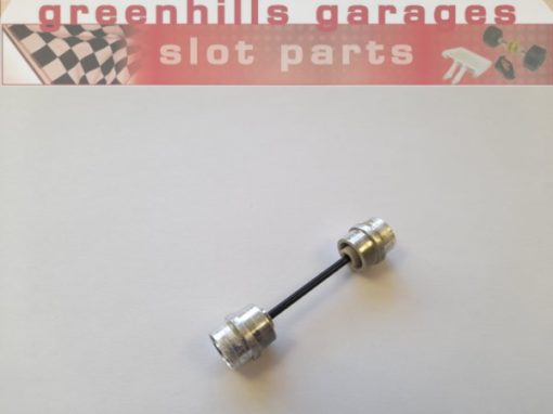 Greenhills Scalextric Racing Truck Front Axle+Wheels Original- New - P7682**