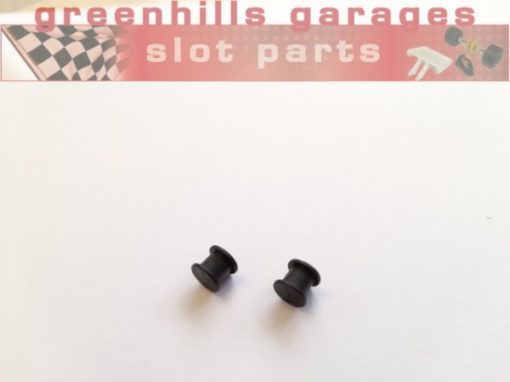 Greenhills Scalextric Batman Tumbler Front Wheel bearings Pair Black C2635/3333- Used - P7702**