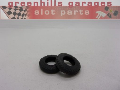 Greenhills Scalextric Original Standard Dunlop Rear Tyres Vintage 25mm Diameter- Used- P7807**