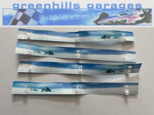 Greenhills Carrera GO!!! James Bond 007 Fences x 4 & Clips x 12 - Used - MACC884