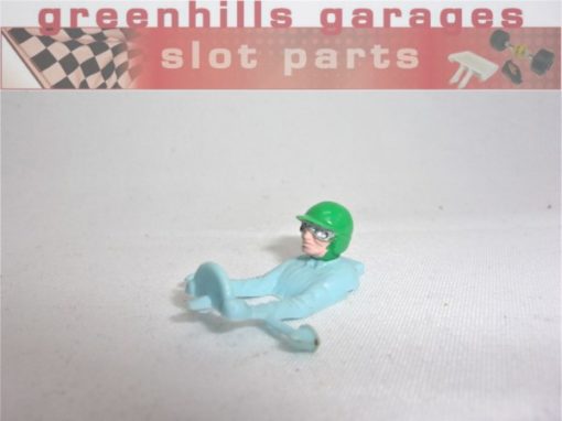 Greenhills Scalextric Cooper C81 Driver Blue Mirrors- Used - P7933**