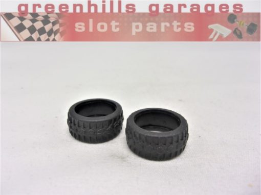 Greenhills Carrera GO!!! Teenage Mutant Ninja Turtle Rear Tyre Pair- NEW- P8210**