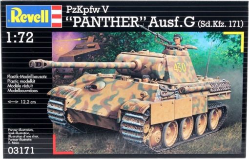 Greenhills Revell Military Tank Kit PzKpfw Panther Ausf.G 03171 1.72 Scale - NEW - RPC008