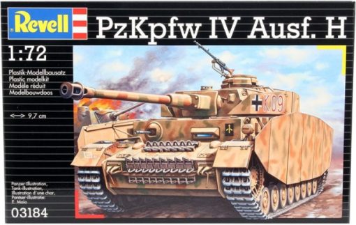 Greenhills Revell Military Tank Kit PzKpfw. IV Ausf. H 03184 1.72 Scale - NEW - RPC010