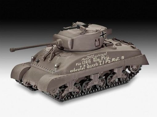 Greenhills Revell Military Tank Kit Sherman M4A1 03290 1.72 Scale - NEW - RPC012 - Image 2