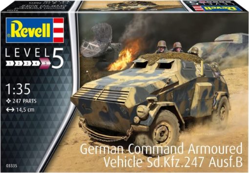 Greenhills Revell Kit German Command Armoured Vehicle Sd.Kfz.247 Ausf.B 03335 1.35 Scale - NEW - RPC036