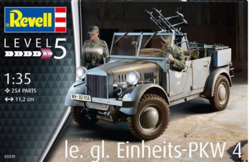 Greenhills Revell Military Kit Einheits-PKW Kfz.4 03339 1.35 Scale - NEW - RPC039