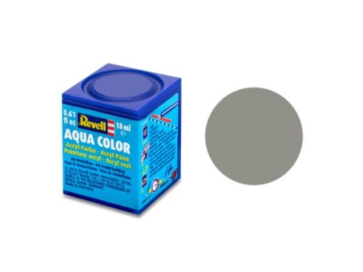 Greenhills Revell Aqua Colour Acrylic Paint Stone Grey Matt 18ml 36175 - NEW - C5347