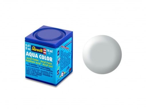 Greenhills Revell Aqua Colour Acrylic Paint Light Grey Silk Matt 18ML 36371 - NEW - C5355