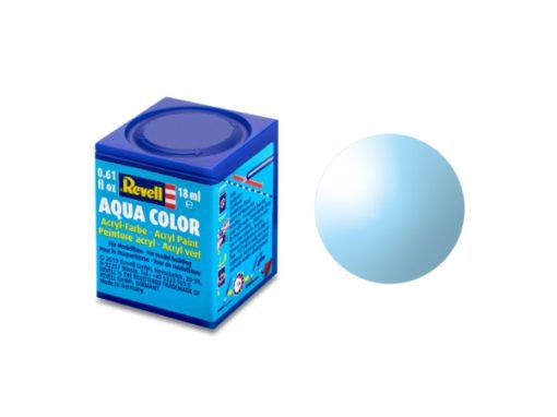 Greenhills Revell Aqua Colour Acrylic Paint Clear Blue 18ML 36752 - NEW - C5365