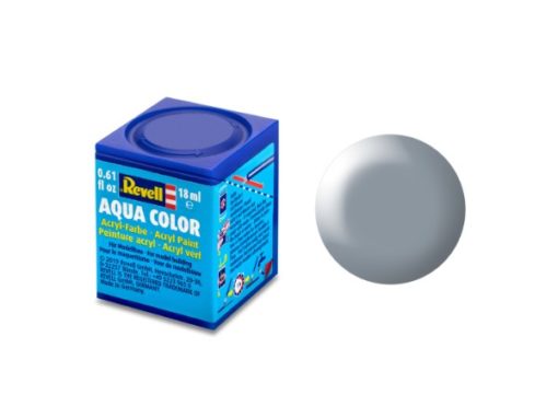 Greenhills Revell Aqua Colour Acrylic Paint Grey Silk Matt 18ML 36331 - NEW - C5379