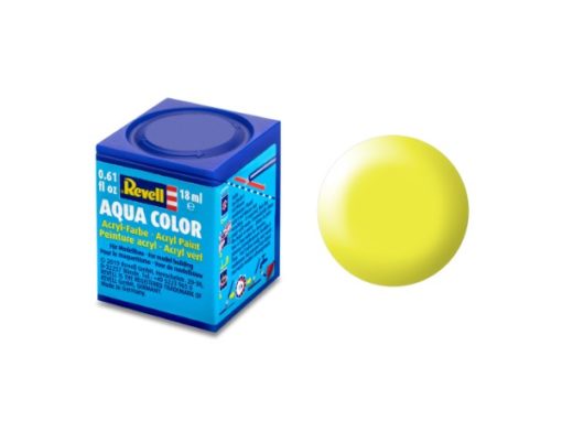 Greenhills Revell Aqua Colour Acrylic Paint Luminous Yellow Silk Matt 18ML 36312 - NEW - C5395