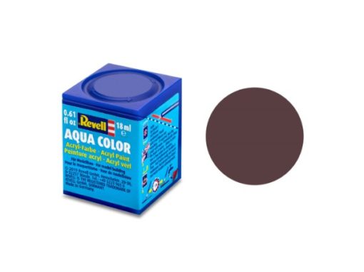 Greenhills Revell Aqua Colour Acrylic Paint Leather Brown Matt 18ML 36184 - NEW - C5402