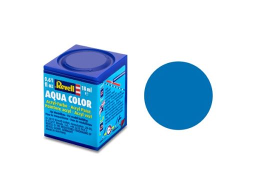 Greenhills Revell Aqua Colour Acrylic Paint Blue Matt 18ML 36156 - NEW - C5411