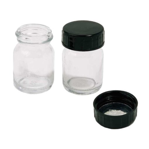 Greenhills Revell 1 x Empty Glass 25ml Paint Mixing Jar & Lid 38300 - NEW - C5433