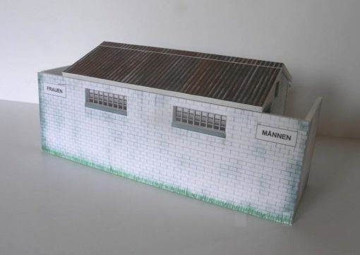 Greenhills Slot Car Building Kit German Toilet Block 1:32 Scale - Brand New - MACC597