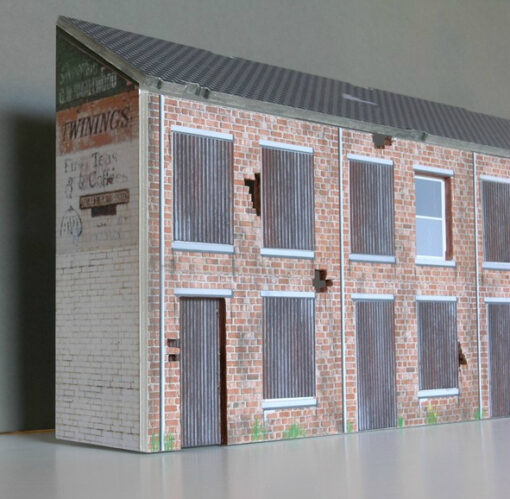 Greenhills Slot Car Building Derelict Terraced Houses Kit 1:43 Scale - Brand New - MACC848 - Image 4