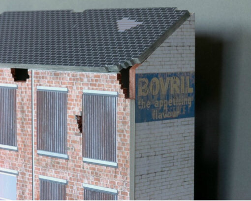 Greenhills Slot Car Building Derelict Terraced Houses Kit 1:43 Scale - Brand New - MACC848 - Image 3