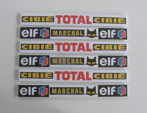 Greenhills Slot Car French Pit Wall x 6 1:32 scale - Brand New - MACC872