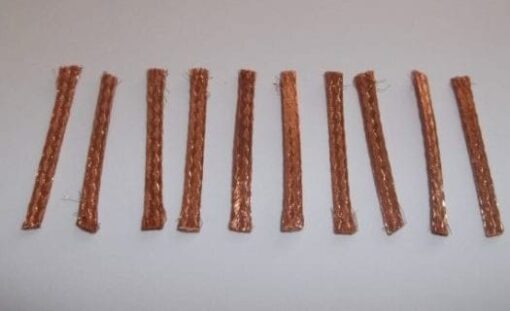 Greenhills Slot Parts 100% Copper Pick Up Braids / Brushes x 10 for Scalextric etc - NEW - G3901