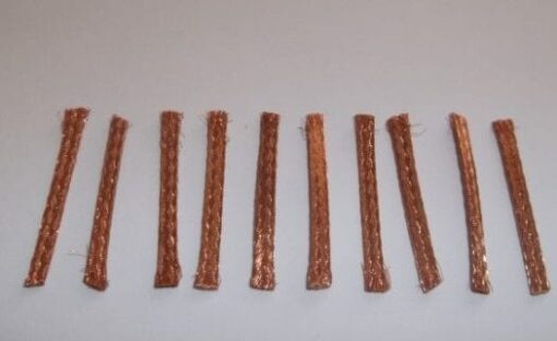 Greenhills My First Tinned Copper Pick Up Braids / Brushes x 10 - Scalextric Compatible - NEW - G2145