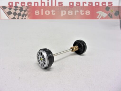 Greenhills Carrera Evolution AMG Mercedes C-Coupe DTM ''D Juncadella No12'' Front Axle+Wheels -Used- P8426**