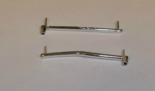 Greenhills Chrome Exhaust Pair for Scalextric AC Cobra C78 - NEW - G68