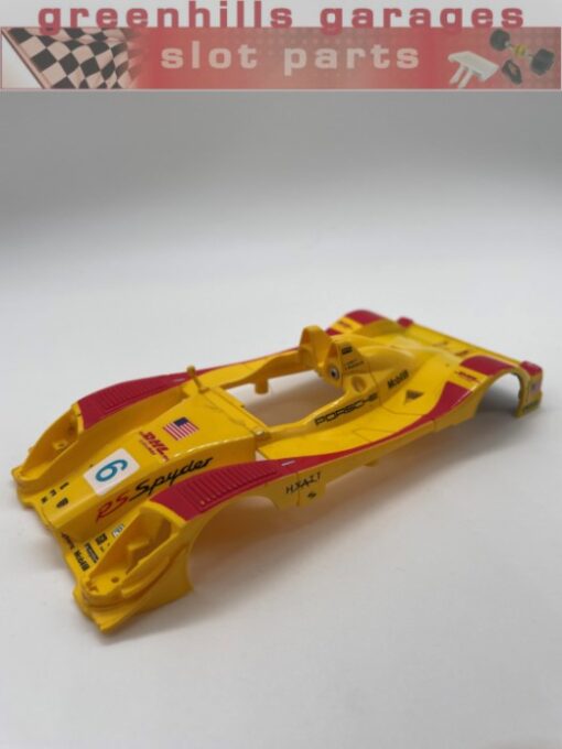 Greenhills Carrera Evolution Porsche RS Spyder DHL Body Shell - Used - S2847