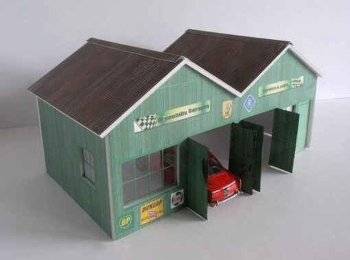 Greenhills Slot Car Building Vintage Greenhills Garage Kit 1:32 Scale - Brand New - MACC948