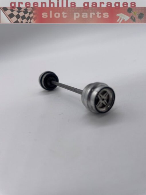 Greenhills Scalextric March 240 Front Axle & Wheels C129 C131 - Used - P8596