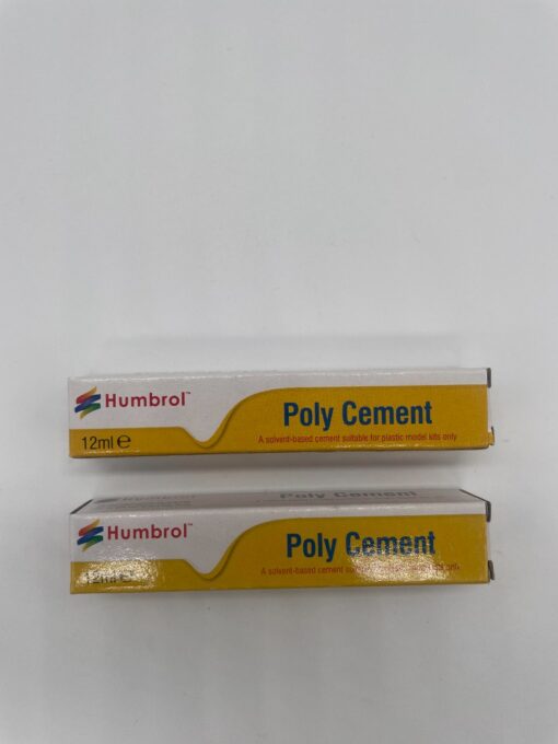 Greenhills Humbrol 12ml Tube of Poly Cement AE4021 x 2 - C5259