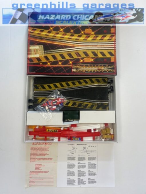 Greenhills Scalextric Classic Track Hazard Chicane C208 - Boxed - T3183