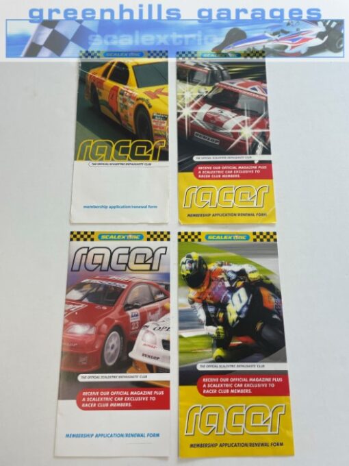 Greenhills Scalextric Racer Membership Application Forms x 4 - CAT65