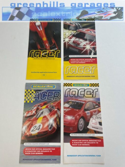 Greenhills Scalextric Racer Membership Application Forms x 4 - CAT67