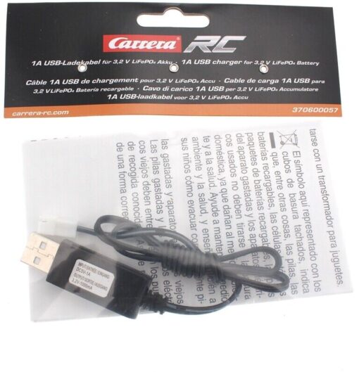 Greenhills Carrera RC USB Charging Cable for LiFePO4 3.2V Batteries 370600057 - NEW - CRCP290