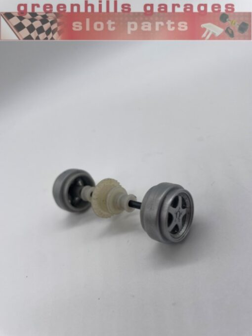 Greenhills Scalextric Porsche Boxster Rear Axle & Wheels - Used - P8719