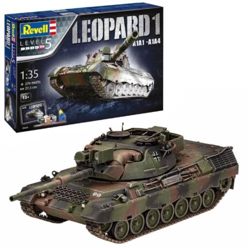 Greenhills Revell Military Kit Gift Set Leopard 1 A1A1 - A1A4 05656 1.35 Scale - NEW - RPC054 - Image 2