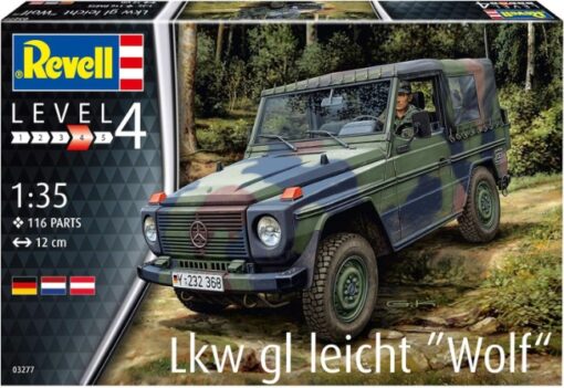 Greenhills Revell Military Kit Lkw gl leicht Wolf 03277 1.35 Scale - NEW - RPC055