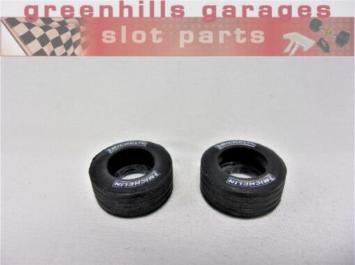 Greenhills Scalextric Williams BMW FW23 Bridgestone Grooved Front Tyre Pair- Used -P8269** - Image 2