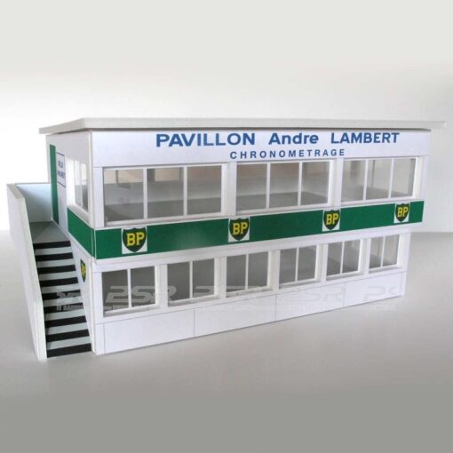 Greenhills Slot Car Building Reims Press Box Kit 1:43 Scale - Brand New - MACC283 - Image 2