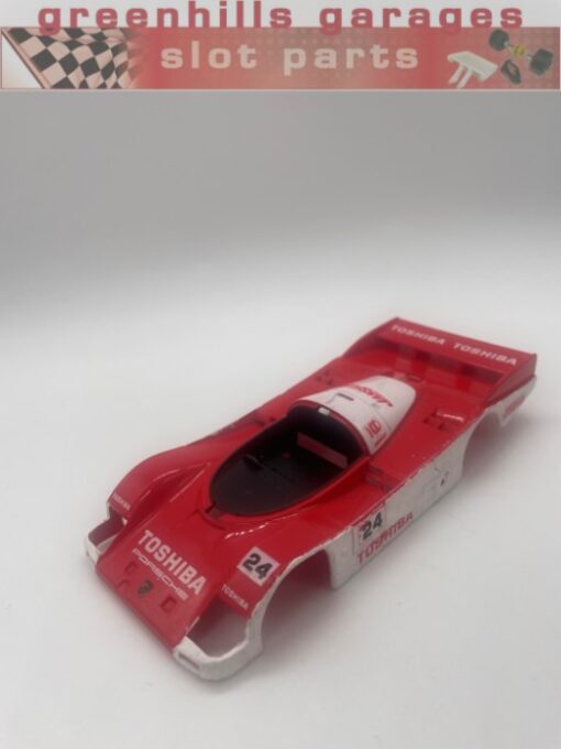 Greenhills Scalextric Porsche 962C Toshiba C356 Body Shell - Used - S3032