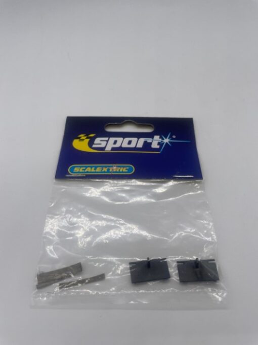 Greenhills 2 x Guide Blades + 4 x Braids for Micro Scalextric Velodrome Bikes G1195 - NEW - W1577