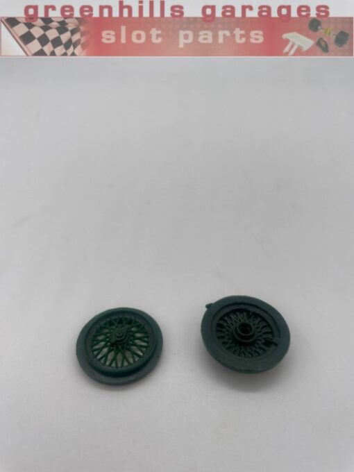 Greenhills Scalextric Bentley 3L Green Complete Wheel C64 C305 - Used - P10060